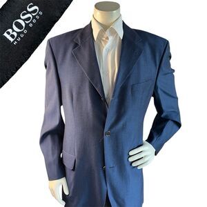 Hugo Boss Blazer Men 42R “Vanderbilt” Virgin Wool Made in Germany